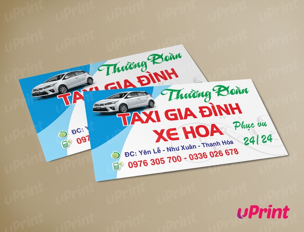 55 Mẫu Card Visit Taxi, Card Visit Xe Du Lịch 2022
